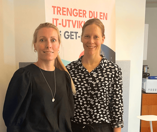 Foto: Astrid Laake Paaske  og Mari Huuhka Killingmo jobber som forretningsutviklere i Ferd Sosiale Entreprenører.  
